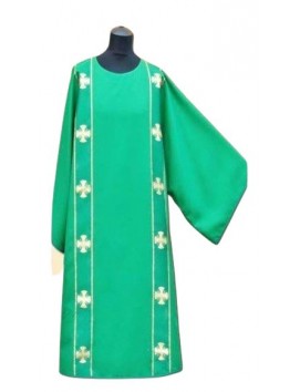 Dalmatic green + stole (two belts)