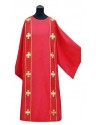 Dalmatic red + stole (2 belts)