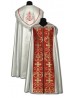 Silver cope + red accessories