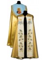 Marian gold cope - hand embroidered