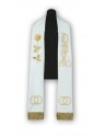 Wedding stole embroidered