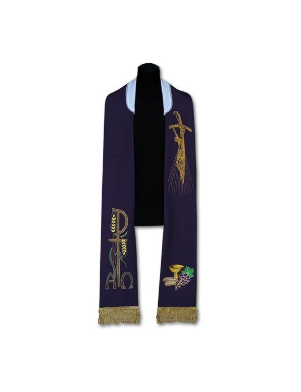 Priest's stole - embroidered (202)