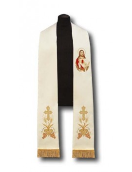 Stola da sacerdote - Cuore di Gesù