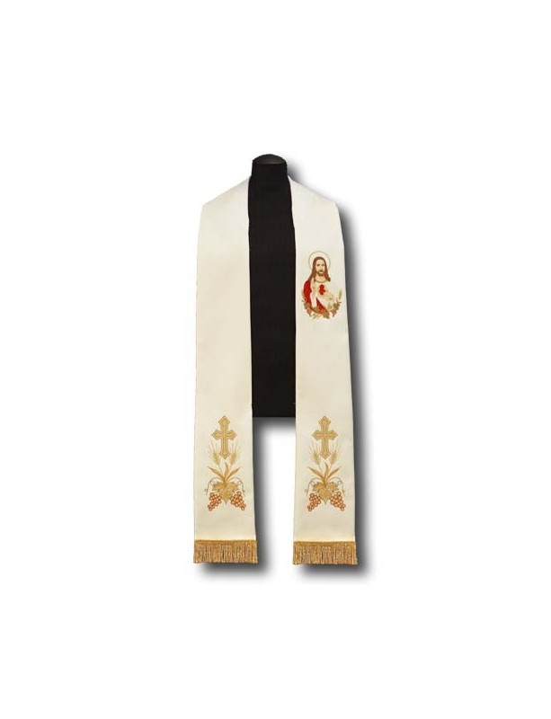 Estola sacerdotal - Corazón de Jesús