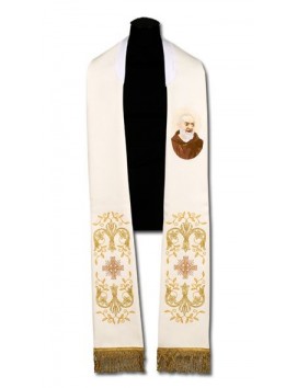 Étole de prêtre de Padre Pio