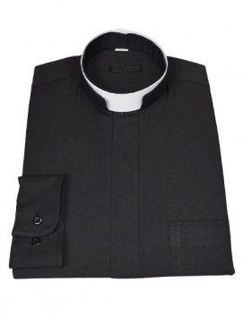 Camisa romana con gemelos - con alzacuello