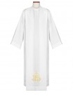 Priest alb IHS embroidery gold