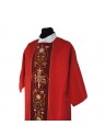 Roman Dalmatic - Jacquard fabric - velvet belt