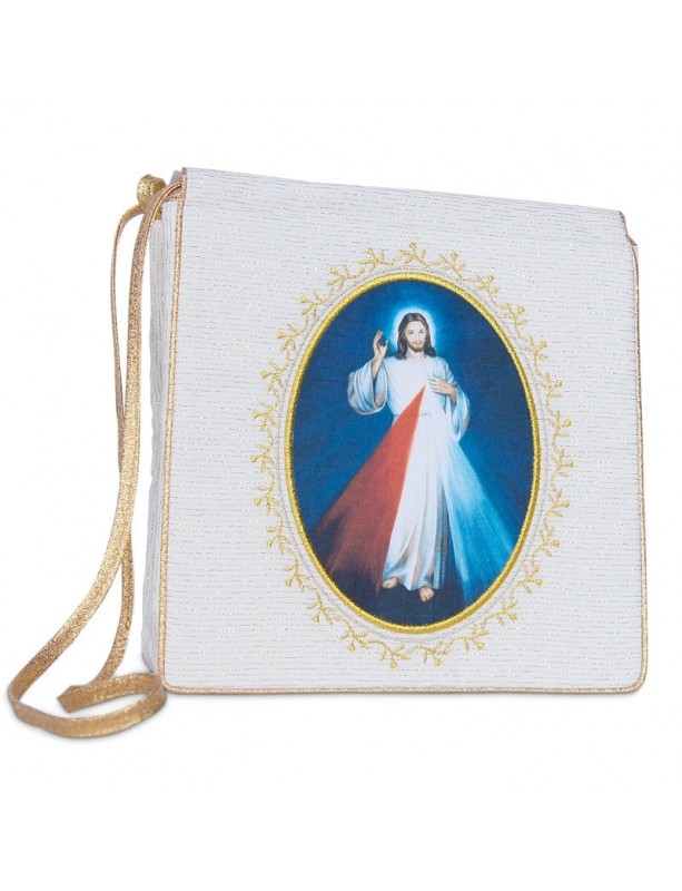 Embroidered burse Jesus the Merciful