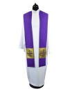 Purple stole with crosses