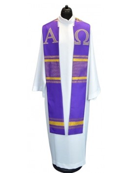 Violette Alpha-/Omega-Stola