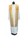 Alpha and Omega gold stole for concelebration