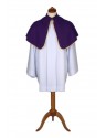 Altar server cloak purple one-sided