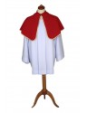 Altar server cloak red one-sided