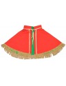 Double-sided altar server cloak green and red (with tassels)