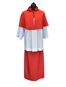 Rotes Messdiener-Outfit - zweiteilig
