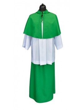 Green altar server outfit - two-piece