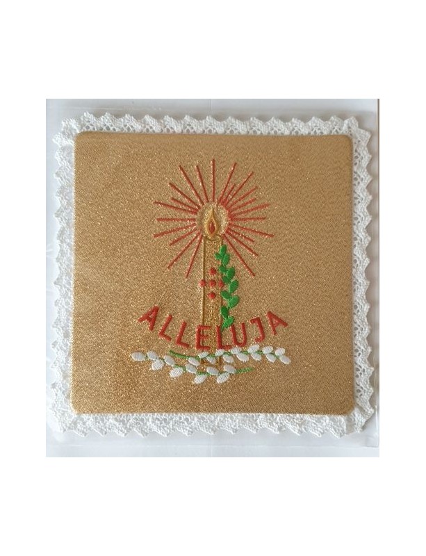 Calice pall or Alléluia