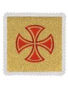 Gold chalice pall cross