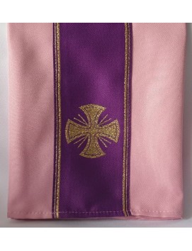 Schleier für Kelch - rosa und lila