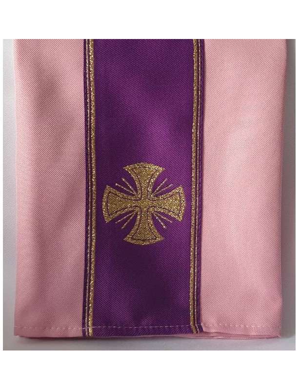 Văl pentru potir - roz și violet