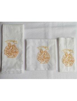 Set de linge de calice Noël (8)