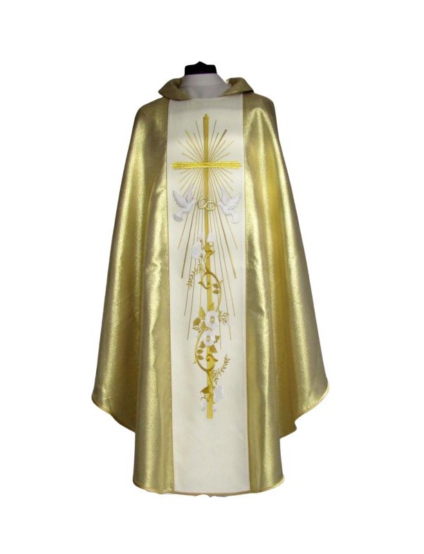 Wedding Chasuble - gold color