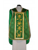 Green Roman chasuble - IHS