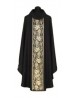 Casulla negra bordada (32A)