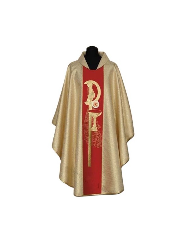 Embroidered gold chasuble (35A)
