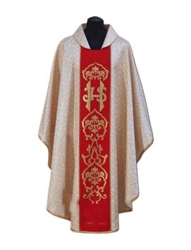 Chasuble brodée en or (39A)