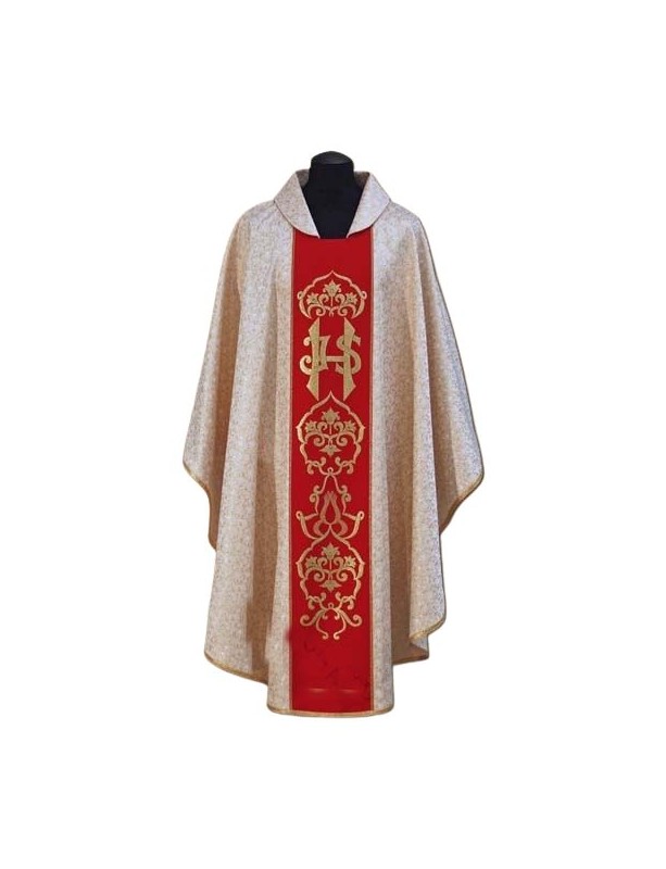Embroidered gold chasuble (39A)