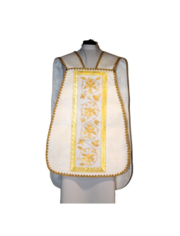 Casulla romana crema - IHS