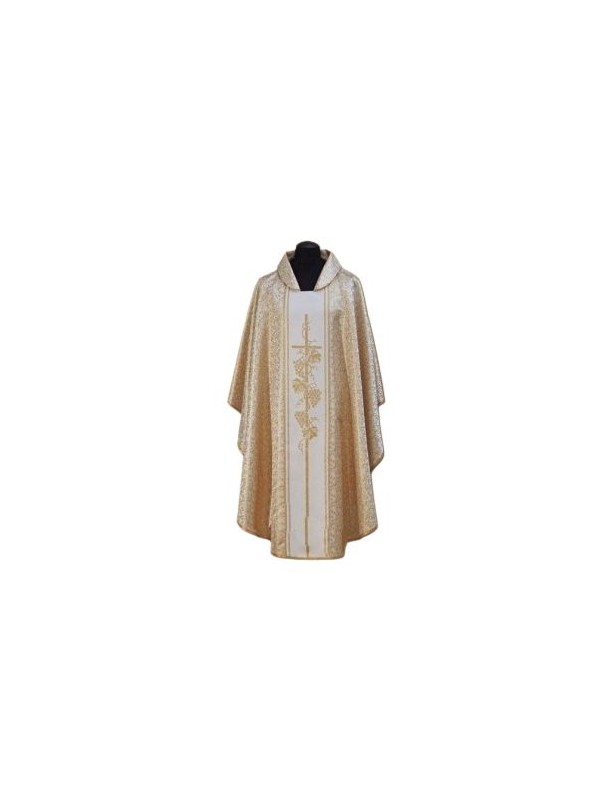 Embroidered gold chasuble (43A)